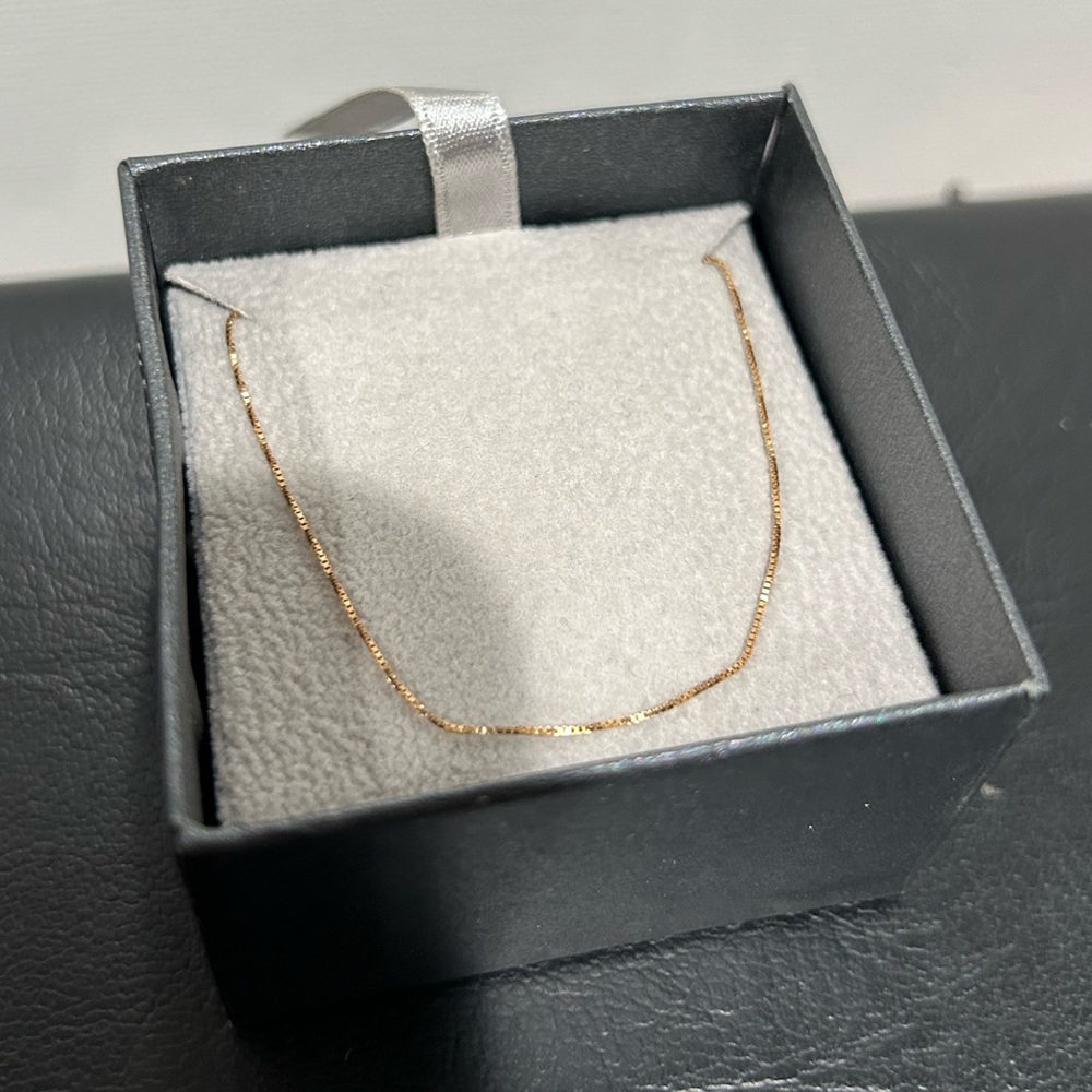 Bony Levy 14K yellow gold Thin 20" simple clean necklace